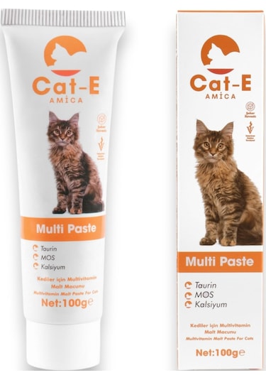 Amica Cat-e Multivitamin Paste Kediler İçin Multivitamin Malt Macunu