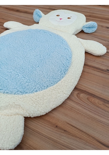 Bebek Alt Açma Minderi & Kuzu Nakış İşlemeli / Bebek Oyun Matı & Bakım Örtüsü /doğum Hediyesi