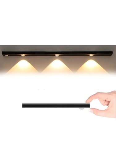Cata CT-2464 Şarjlı 3 Renk Sensörlü Bella Slim Led Cabinet Siyah