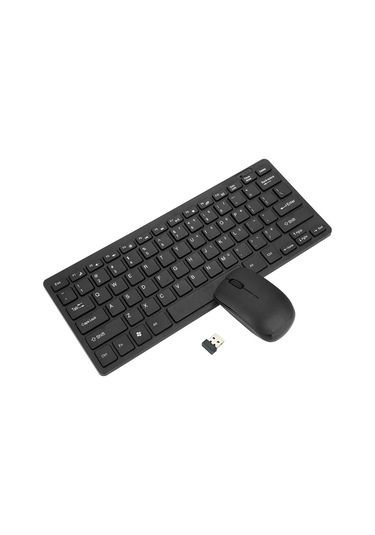Geeksen Siyah Ultra İnce 2.4g Kablosuz Klavye Fare Seti - 10m Erişim, Enerji Tasarrufu, Otomatik Uyku Modu Ve Koruyucu Kapak Diğer