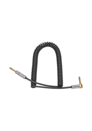 Flybuy Ts Pu Profesyonel Maiyame Konnektörlü, Kıvrımlı Kaplama Kablosu Kablo İçin Gitar/bas Gitar Esnek Elektro Altın 3m 1/4 - Tg