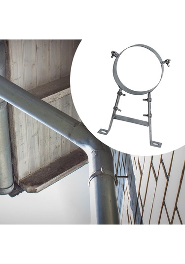 Suntek Baca Borusu Duvar Askısı Bölünmüş Halka Çap-18cm