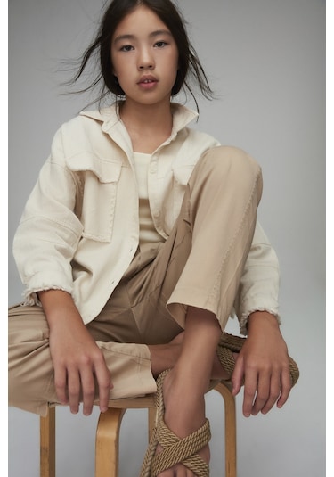 Nk Kids Sandshell Kız Çocuk Gömlek 38321n Krem