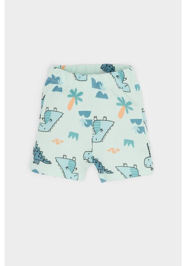 DeFacto Erkek Bebek Waffle 2'li Takım Dinazor Baskılı Kısa Kollu Tişört Beli Lastikli Şort E8375A525SMER105 DeFacto Erkek Bebek Waffle 2'li Takım Dinazor Baskılı Kısa Kollu Tişört Beli Lastikli Şort E8375A525SMER105