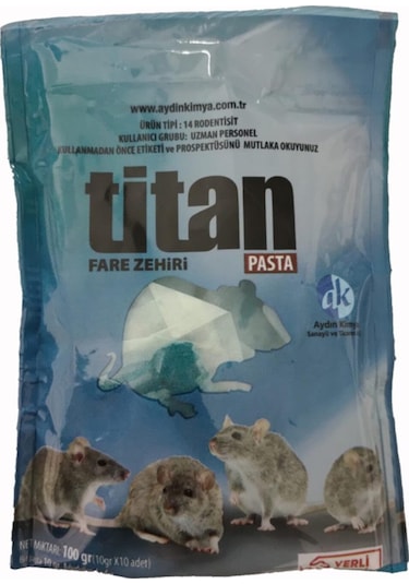 Titan - Fare Zehiri Pasta 10 Tablet 100 G