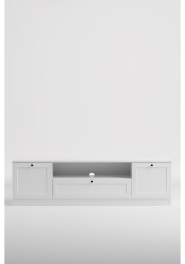 Terra Tv Ünitesi 160x46x35 Cm Beyaz - Modern Tasarım