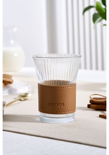 Karaca  Leather Cool Touch Latte Bardağı 210 Ml Kahverengi