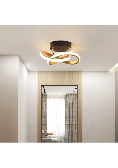 Burenze Burenze Modern Plafonyer Tavan Led Avize Krom 2 Adet Set Fiyat Ledli Avize -burenze763 Krom