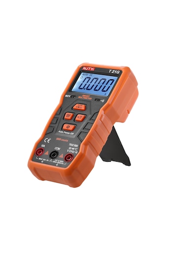 Moveevo Njty T21g Mini Akıllı Multimetre 6000 Sayım True Rms Evrensel Metre Cep Boyutu Kompakt 2 Inç Lcd Dijital Multimetre