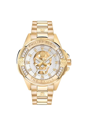 Philipp Plein Pwnaa0722 Altın Rengi Metalik Gri Unisex Kol Saati Altın