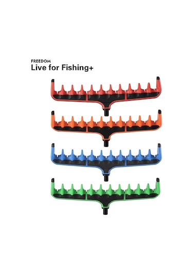 Konesam Kırmızı Balıkçılık Kamışı Tutucu Başkanı - Abs+tpr Malzeme, 19.7x6cm Boyut, 84.5g Ağırlık