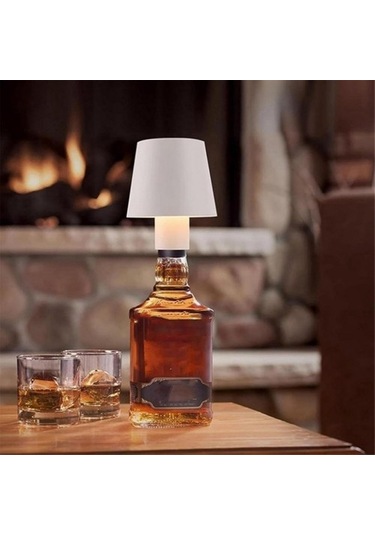 Szypzstore Humble Kablosuz Şişe Lambası, Likör Şişeleri Için Led Işıklar, Şarj Edilebilir Şarap Üç Renkli Işıklar-siyah Gapwd5 Siyah