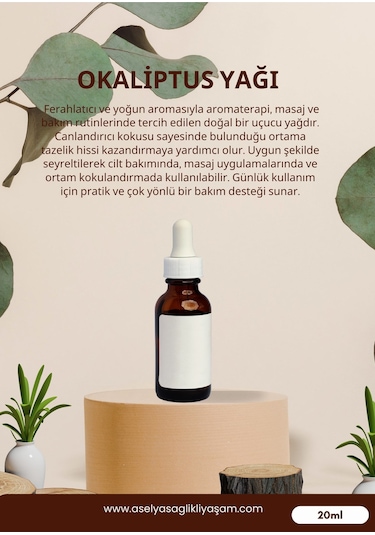 Aselya Okaliptus Yağı 20 ML