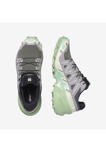 Salomon Speedcross 6 W Kdn Castlerock/vanilla Ice/smoke Green Patika Koşusu Ayakkabısı L47582000 Mor Salomon Speedcross 6 W Kdn Castlerock/vanilla Ice/smoke Green Patika Koşusu Ayakkabısı L47582000 Mor