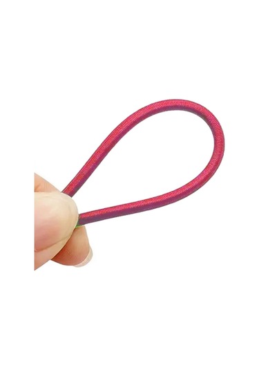 Fuşya Pembe 5 Metre 2 Mm Yuvarlak Lastik