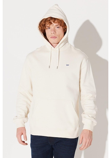 Kapüşonlu Sweatshirt Off White-off White Kırık Beyaz