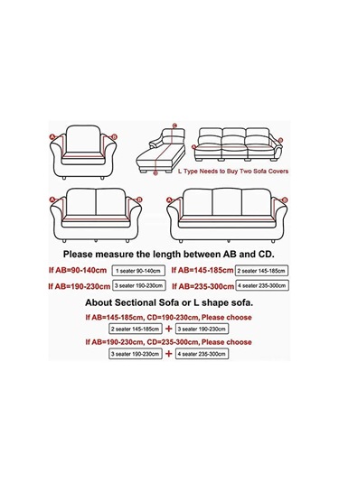 Yifomall Tek Kişilik 90-140cm Elastik Koltuk Kılıfı, Spandeks Malzeme, Tam Kaplama, Kedi Köpek Evcil Hayvan Koruyucu, Yıkama Kolay, Ev Dekorasyonu DiğER