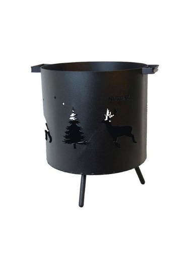 Nurgaz Orman Şöminesi Küçük Çok Renkli