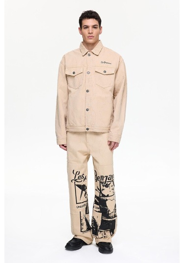 Les Benjamins Les Benjamıns Jacket 004 L Neutral Nude Bej