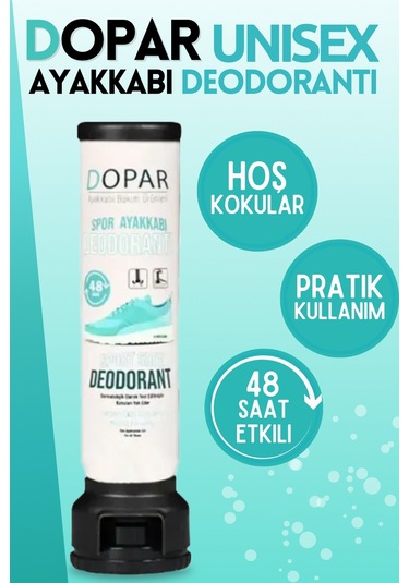 Dopar Ayakkabı Deodorantı Koku Giderici Önleyici Sprey 100 ML