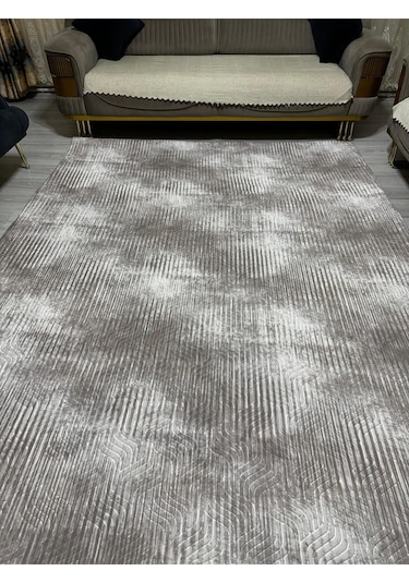 Sarar 6m² Lastiksiz Halı Örtüsü Kahverengi