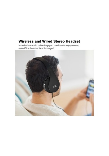 Primepickings 811bt Kablosuz Oyuncu Kulaklığı, Katlanabilir, Mikrofonlu, Derin Taban, 10m Menzil, Siyah-kırmızı