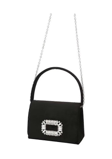 Yeşil Kadın Akşam Çantası Moda Senior Diamonds Çapraz Çanta Omuz Çantası Basit Diğer