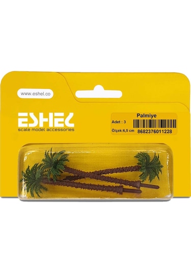 Eshel Palmiye 6,5 Cm. 3'lü