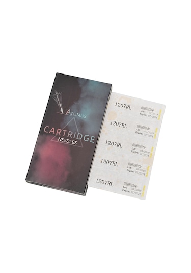 Yifomall 10 Adet Tek Kullanımlık Dövme İğne Kartuşu, Kaş, Göz Kapağı Ve Dudak İçin Yüksek Kaliteli Dövme Malzemeleri 7rl