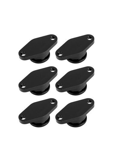 Lemestar M57/m57d25 Motorlu Bmw İçin 6x22mm Alüminyum + Kauçuk Motor Giriş Valfi Tamiri Flap Seti Siyah