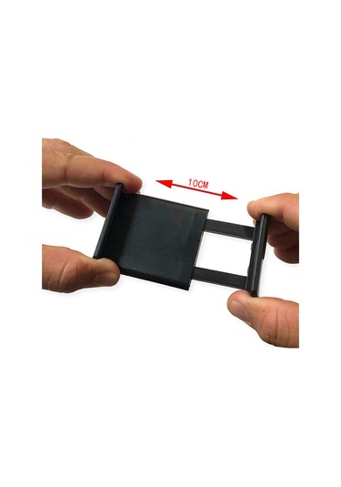 Qingmipy Golf Vuruş Kayıt Aleti: 360 Derece Döner Telefon Tutucu, Tüm Cep Telefonlarına Uyumlu, Kolay Kurulumlu Golf Egzersiz Aracı Siyah