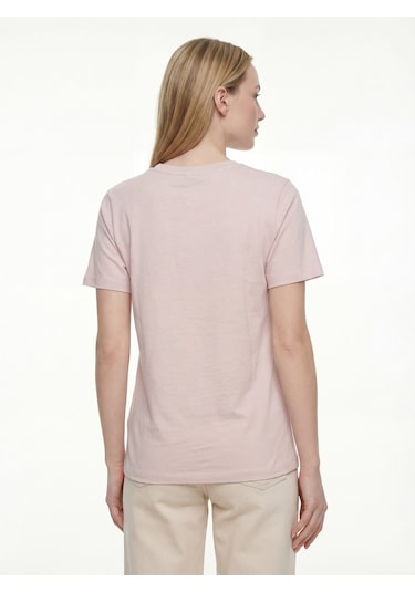 Kadın T-shirt Lf2042252 Lıght Pınk Pembe