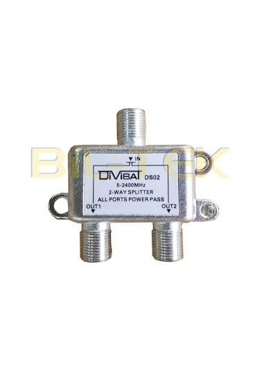 Divisat 1 Giriş 2 Çıkış 1/2 Splitter 5-2400