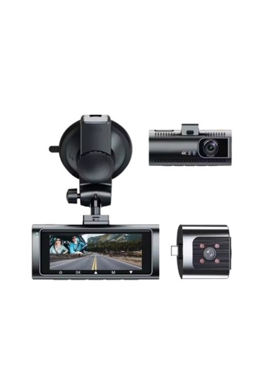 Weariftpro K17 Ultra Hd 4k Wifi Ve App Kontrollü Çift Araç Kamera