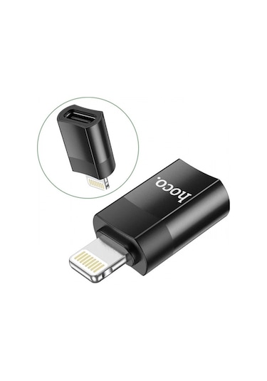 Hoco Ua17 Erkek Dişi Type-c To Apple Uyumlu iPhone  Lightning Dönüştürücü Çevir