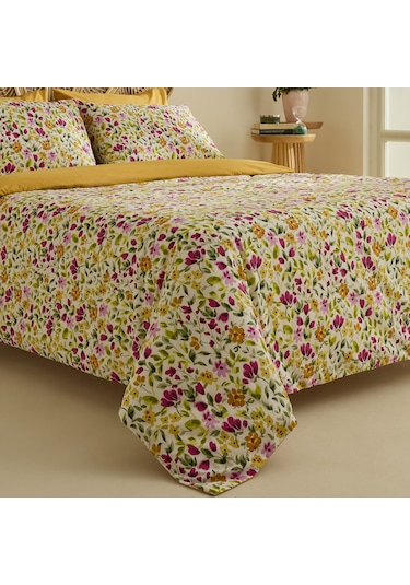 Sarah Anderson Bloomsy Çift Kişilik Nevresim Takımı Pembe Pembe