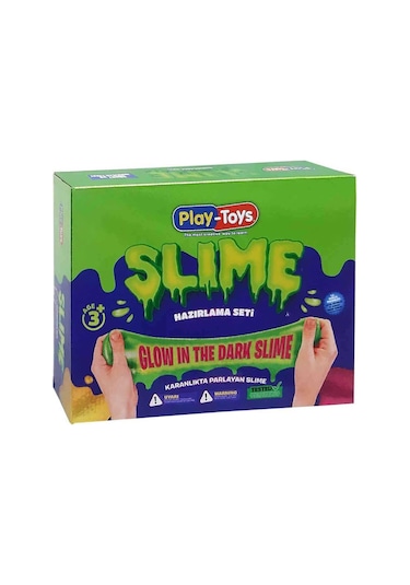 Playtoys Dıy Karanlıkta Parlayan Slime Seti