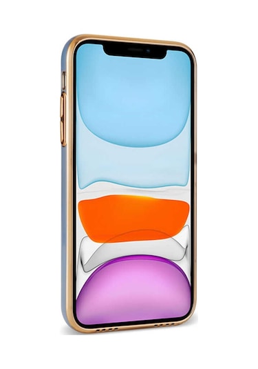 iPhone Uyumlu 11 Kilif Kartlikli Köseli Altin Model Kapak 561060756