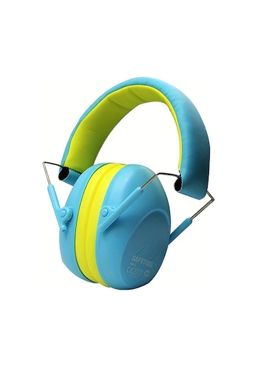 Fochsia Safetree Gençler İçin Gürültü Önleyici Kulaklık Ayarlanabilir Katlanabilir Bateri Ve Spor İçin Mavi Blue