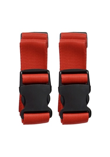Tarix Valiz Bavul Emniyet Kemeri 2 Adet - Kırmızı