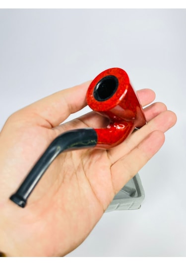 Alcan Marka Ahşap Görünümlü Sert Akrilik Pipo 10 CM HG712