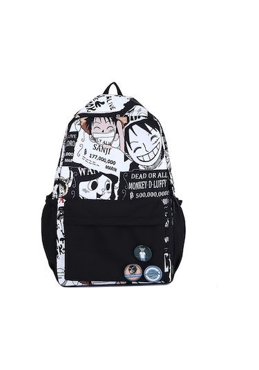 Boş Zaman Ortaokul Lise Öğrencileri Sokak Trendleri Baskı Öğrenci Okul Çantaları Gdwg1b Beyaz