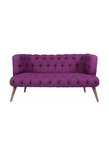 West Monreo Loveseat İkili Koltuk Mor