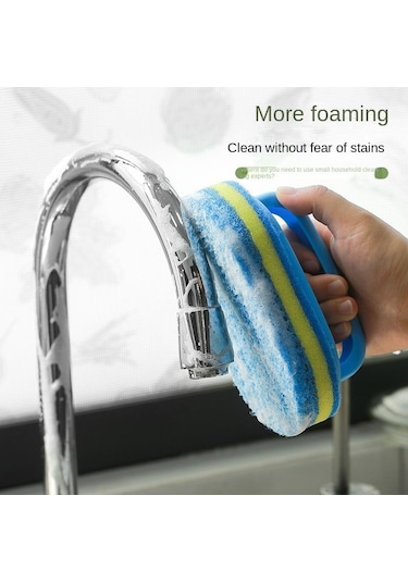 Sarı Vıshua Saplı Temizleme Fırçası Sünger Mendil Mutfak Temizleme Tencere Temizleme Bulaşı Fırçası Sünger Fırça & Sünger 56476405