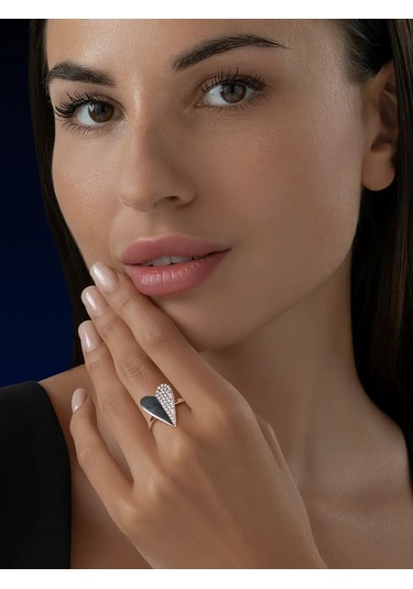 Sokolov 925 Ayar Gümüş Mücevher Klasik Yüzük 208955071 Gri