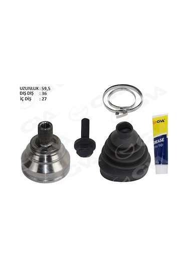 Gva 4475290k - Aks Kafası Dış Caddy-passat-tıguan 2.0 Tdi 15- Cu