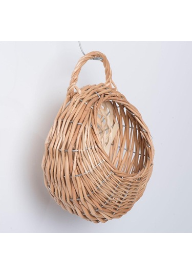 Suntek Magideal Hasır Asılı Çiçek Sepeti Duvar Ekici Çim Yard Odun