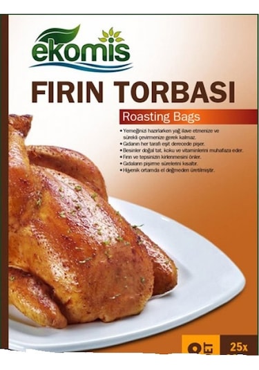 Ekomis Fırın Torbası 8 Adet 25 x 38 CM