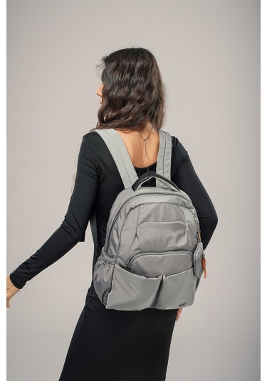 Ççs Kadın Sırt Çantası Ccs17752 Gri Gri