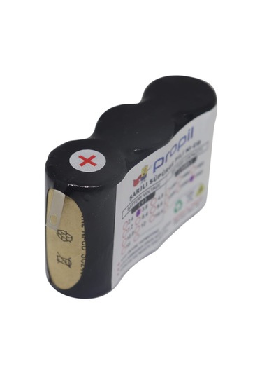 3.6 V 2400 Mah Yan Yana Şarjlı Süpürge Pili